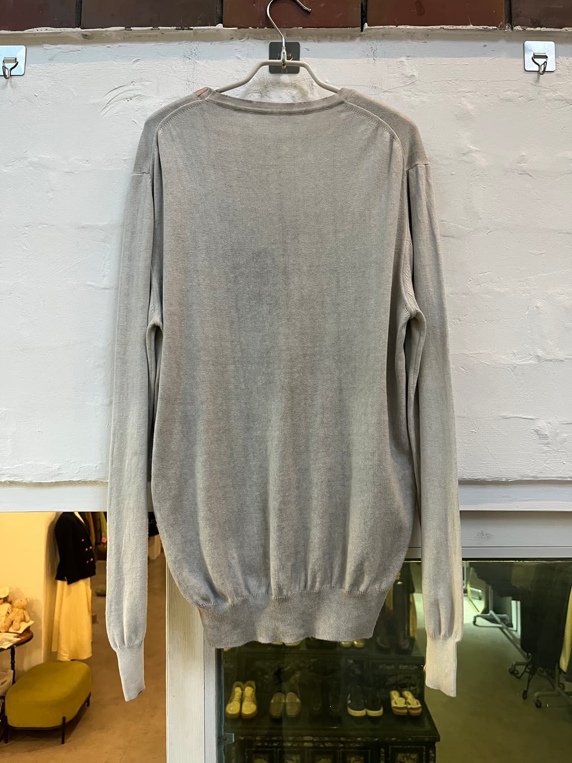 Daggs 코튼 가디건 그레이 XL 상품이미지7