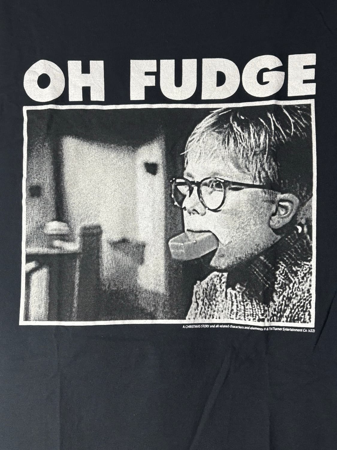 (S) 90s 크리스마스 스토리 Oh Fudge 빈티지 무비 티셔츠 상품이미지5