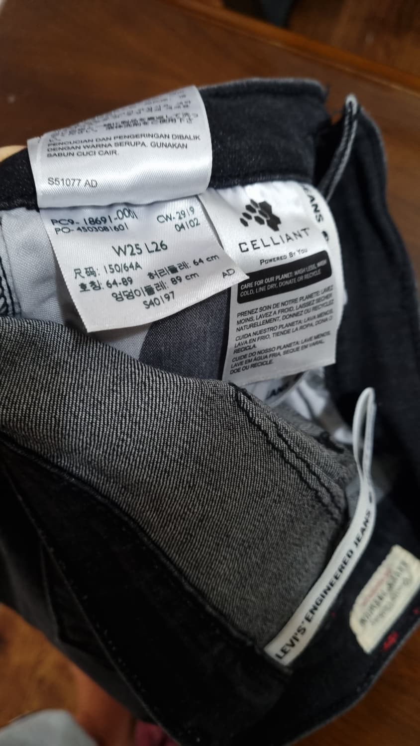 리바이스 프리미엄 LEJ ]데님 팬츠 W25 L26 상품이미지6
