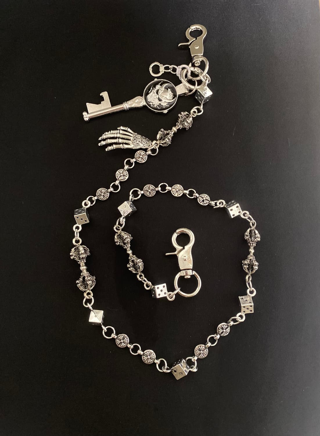 빈티지 펑크 팬츠 체인 상품이미지2