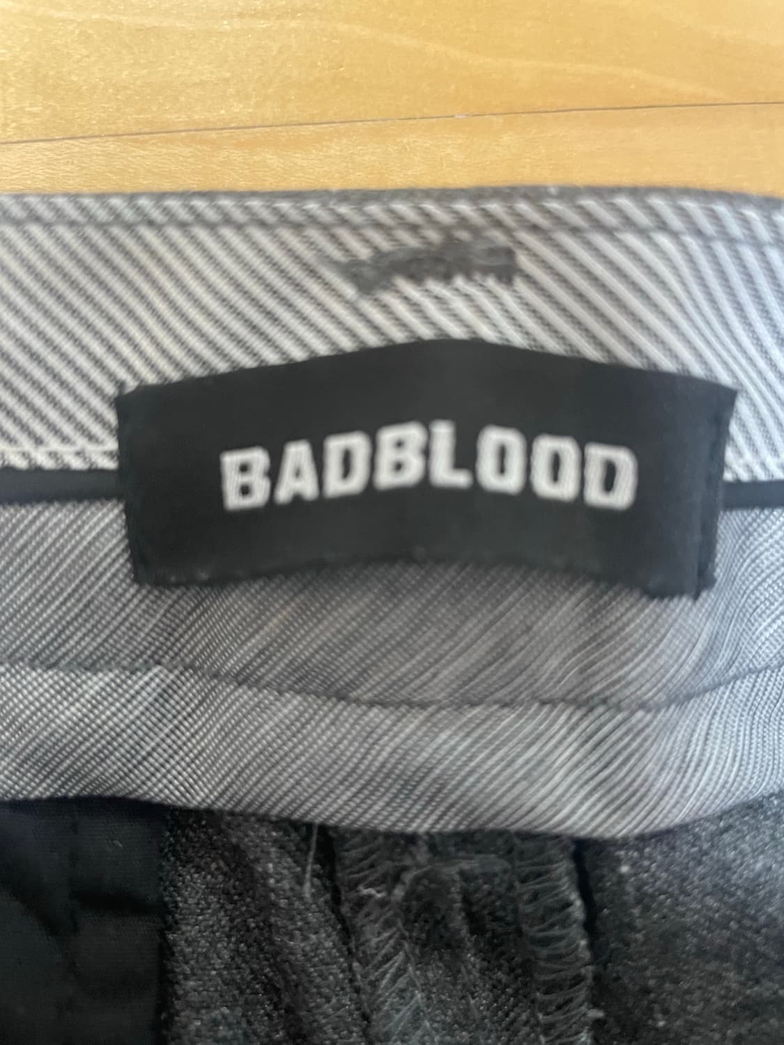 BAD BLOOD 스트라이프 트라우저 S 상품이미지3