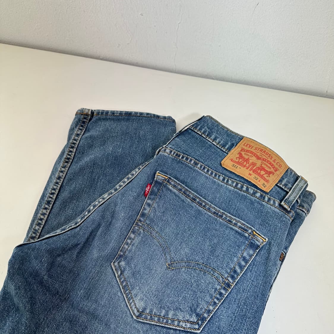 31 리바이스 511 연청 슬림스트레이트 데님팬츠 상품이미지1