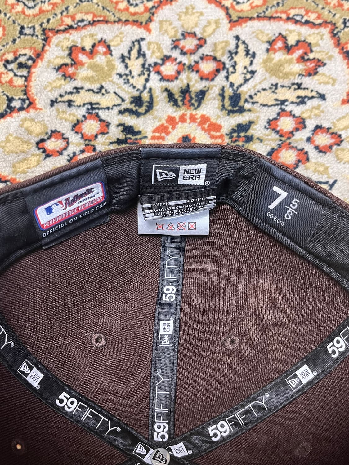 [7 5/8] 뉴에라 59FIFTY 샌디에이고 파드리스 사이즈캡 브라운 상품이미지5