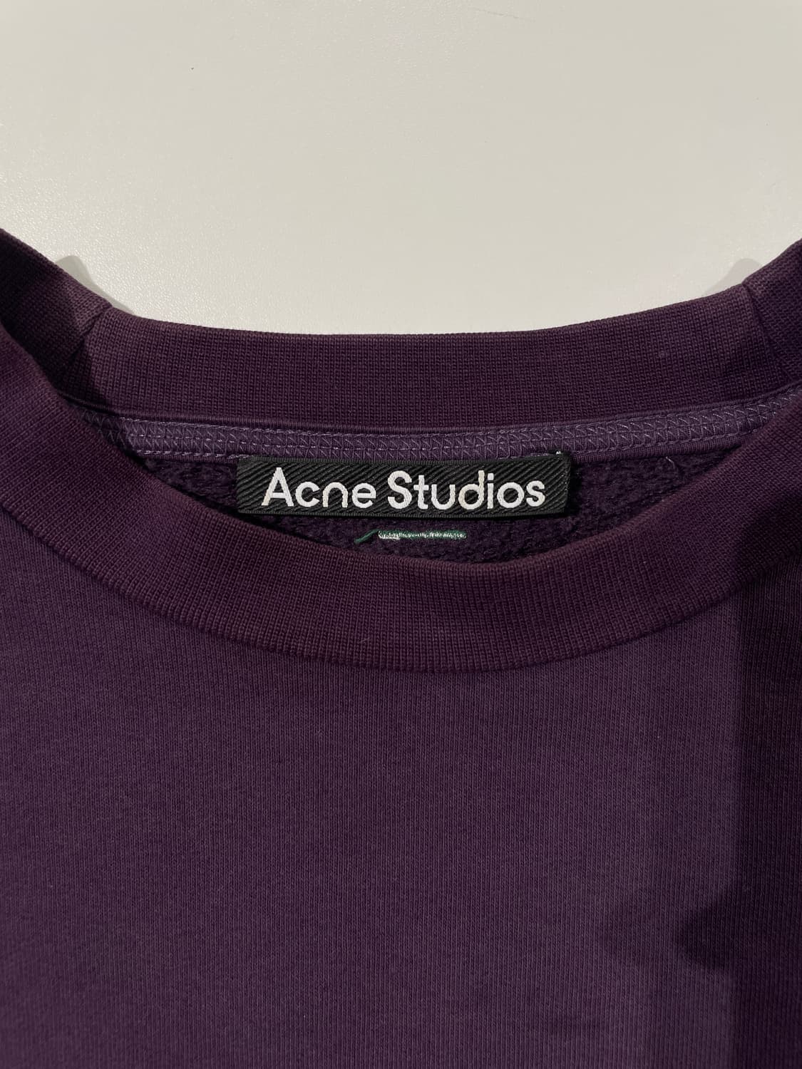 아크네 스튜디오 퍼플 피아 크루넥 스웻 셔츠 상품이미지7