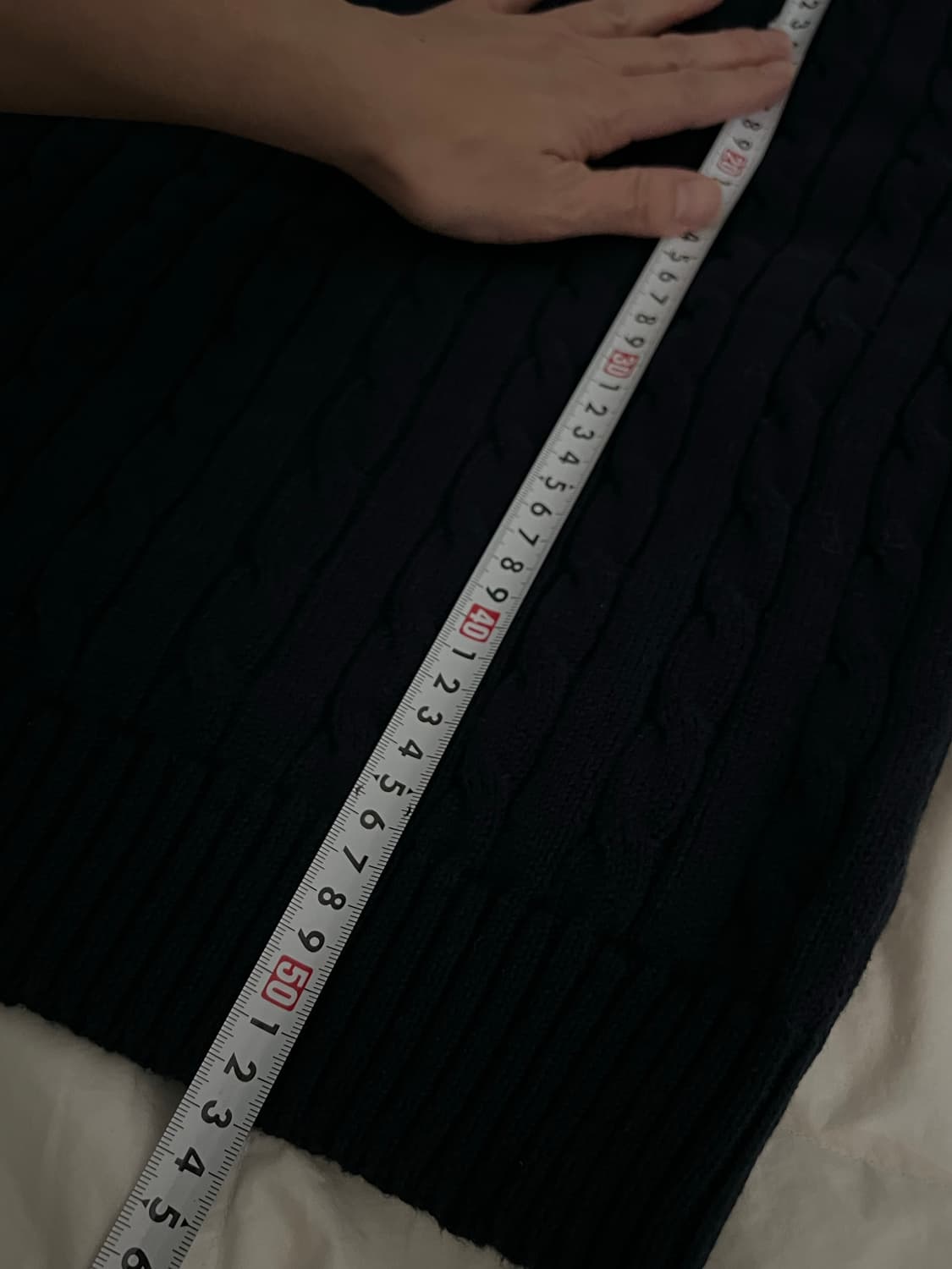 랄프로렌  정품!! 꽈배기 네이비 사이즈s 상품이미지3