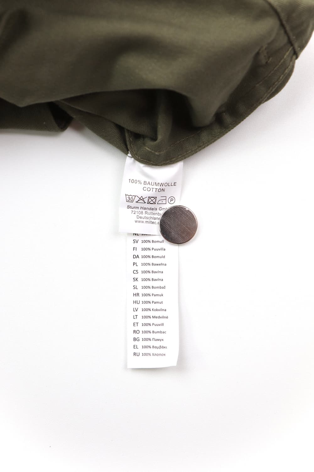 Miltec 밀리터리 헤링본 카고 팬츠 올리브 상품이미지7