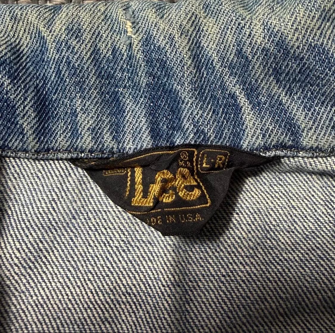 70s Lee Bush 데님 초어자켓(L) 상품이미지4