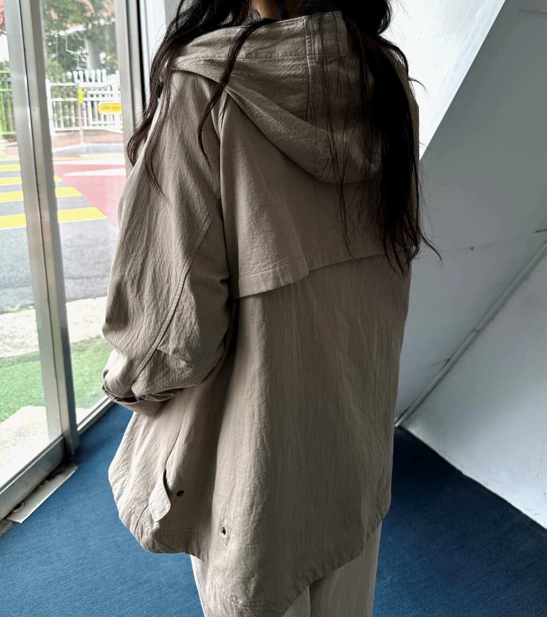 Natural cotton mid mods coat 상품이미지7