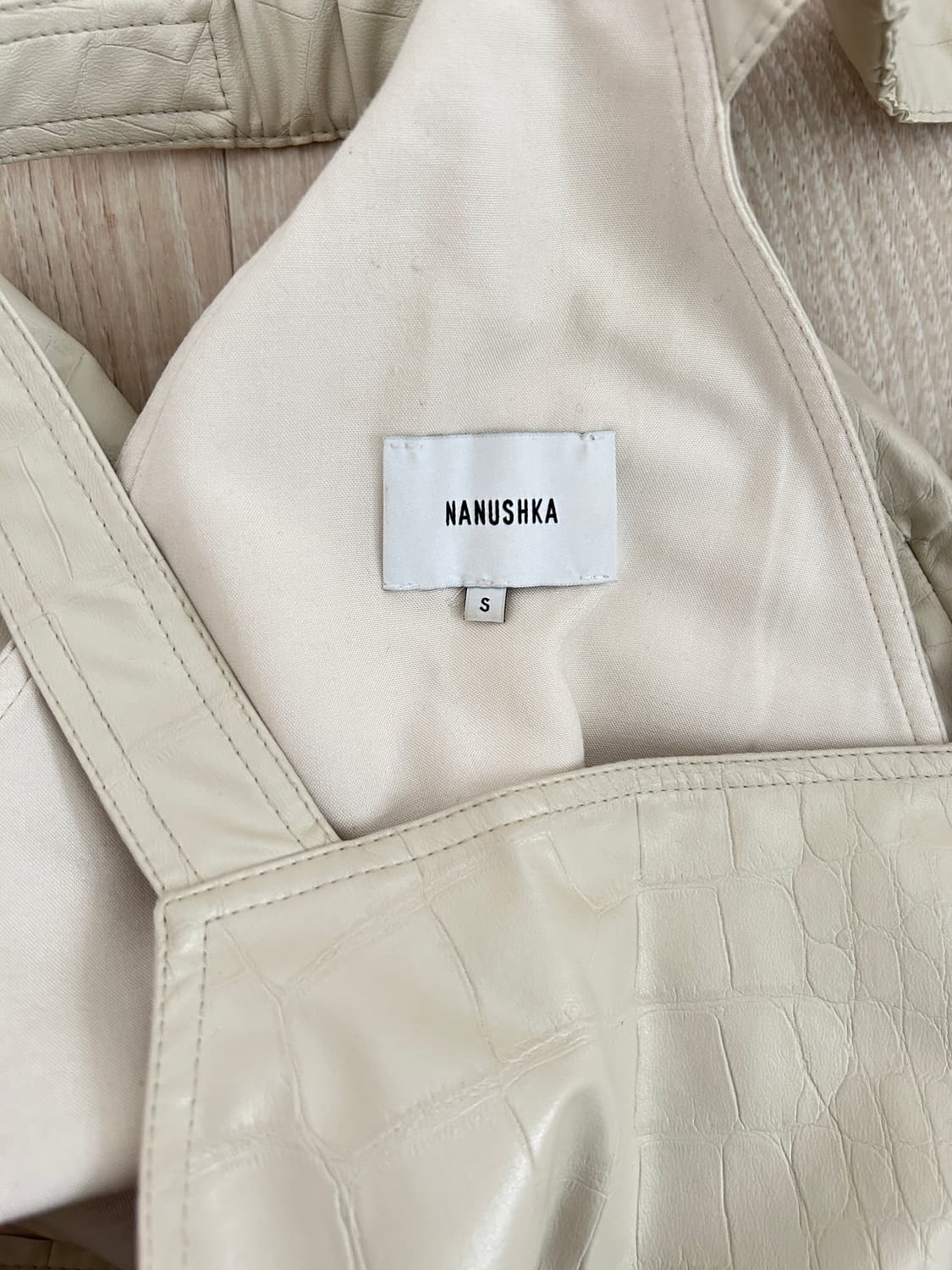 Nanushka 비건 레더 오버롤 상품이미지3