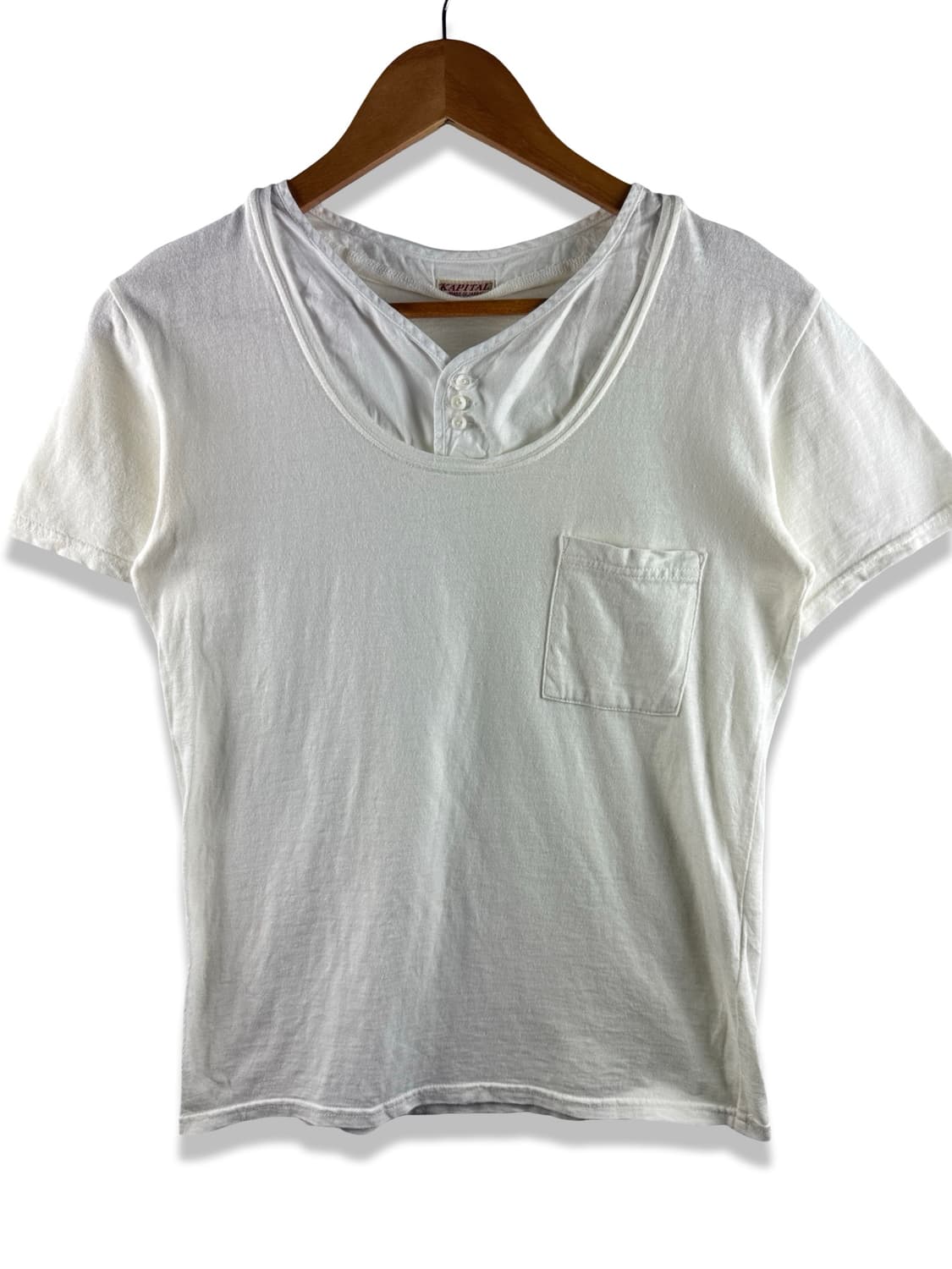 Kapital Henley Neck Layered T-Shirt3373 상품이미지1