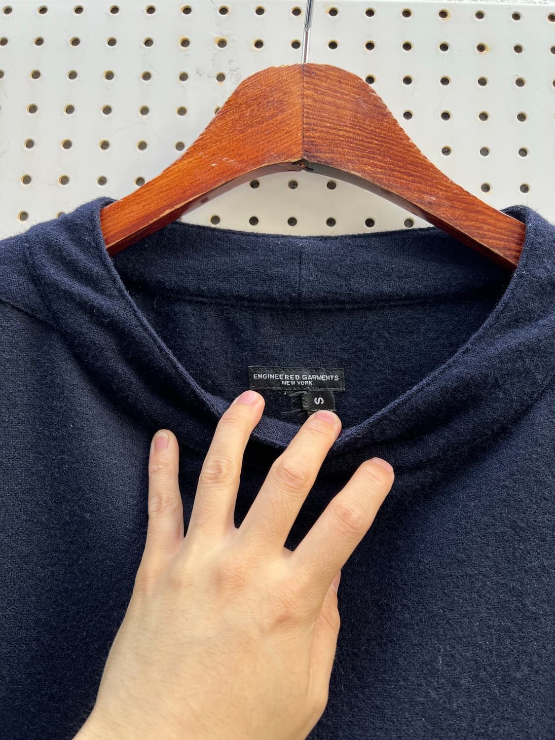 ENGINEERED GARMENTS WOOL HALF T 엔가울반팔 상품이미지5