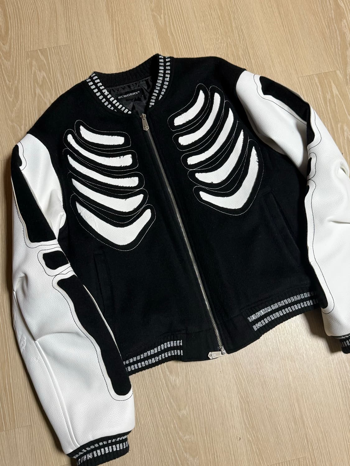 써저리 바시티 자켓 블랙 L 상품이미지2