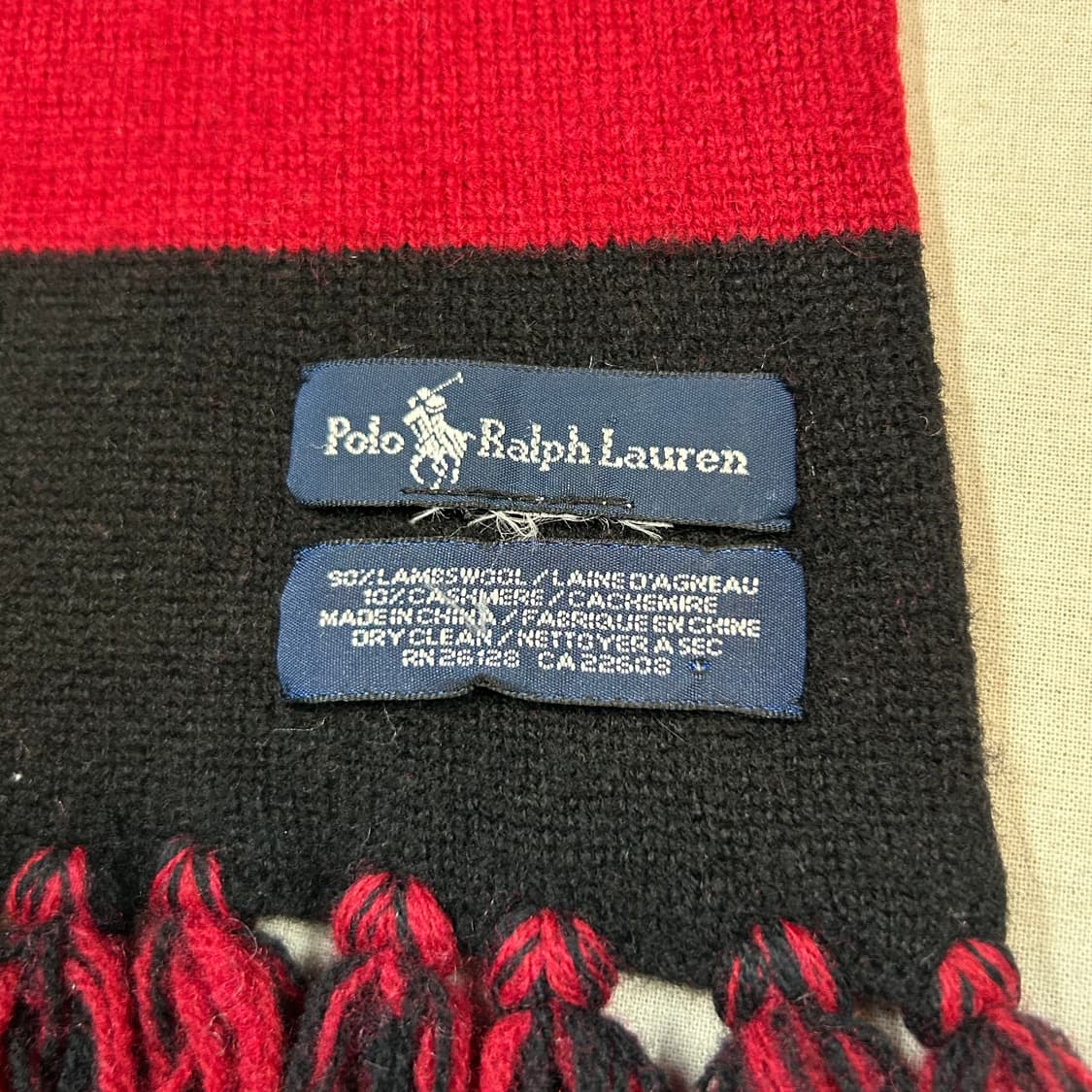 폴로 랄프로렌 울 캐시미어 머플러 목도리 상품이미지4