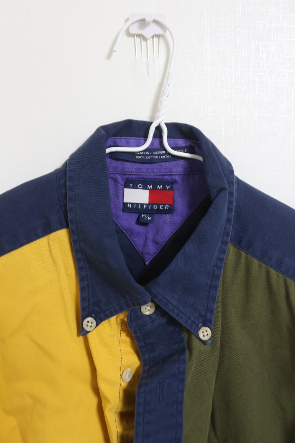 토미 힐피거 컬러블록 패치워크 셔츠 상품이미지2