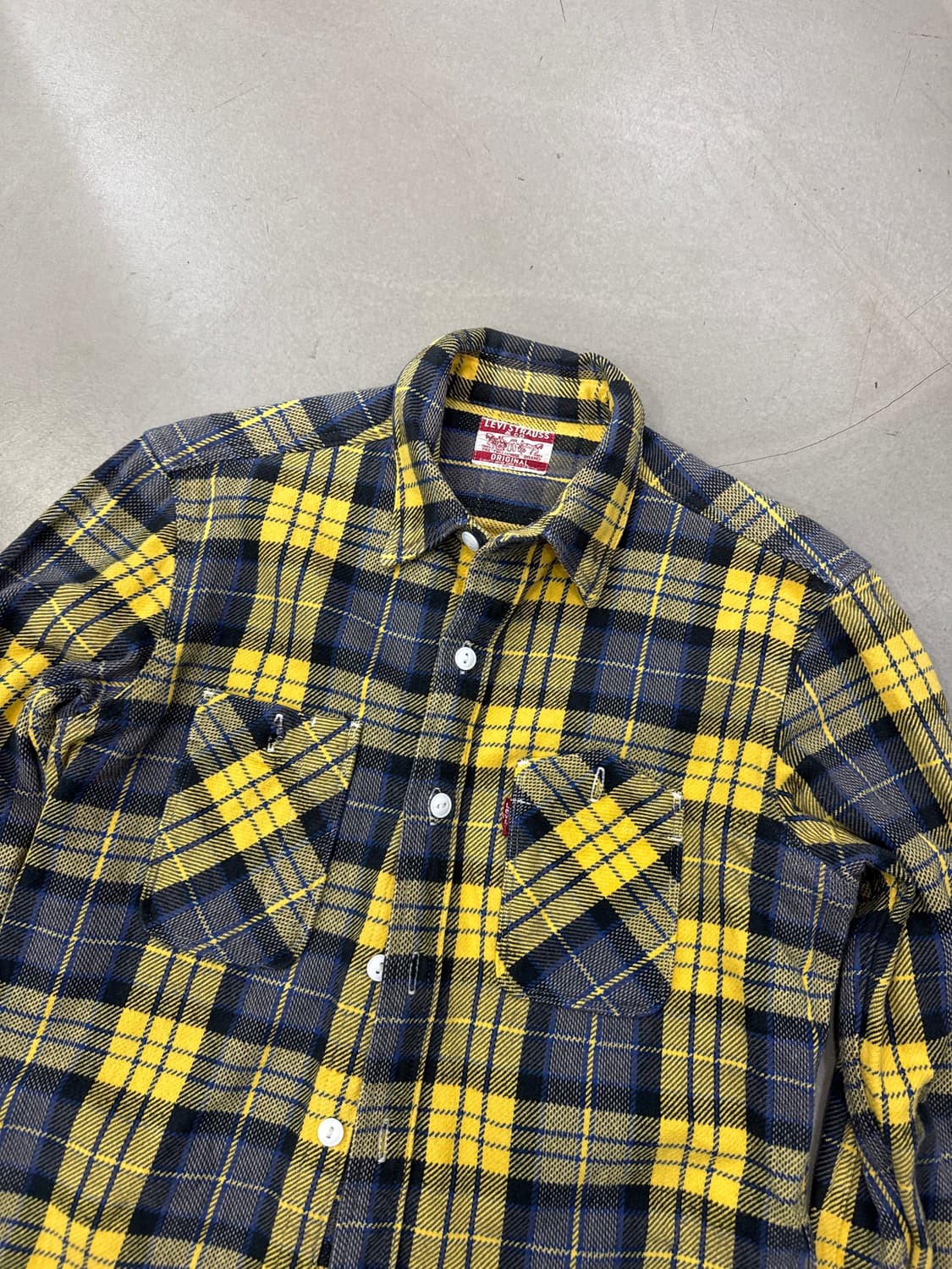 리바이스 파머스 체크 셔츠 M 상품이미지2