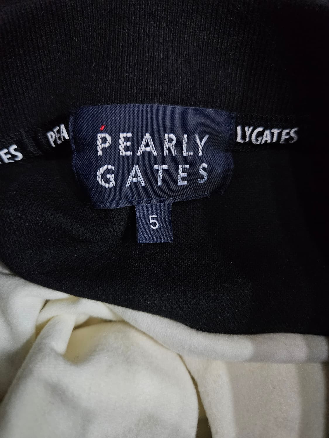 파리게이츠 블랙컬러 남성 슬림핏 100 골프 터틀넥  상품이미지3