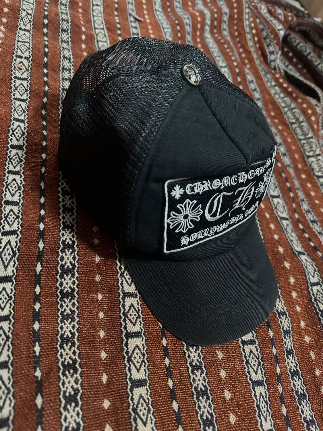 크롬하츠 블랙 메쉬 트러커캡 L 상품이미지1