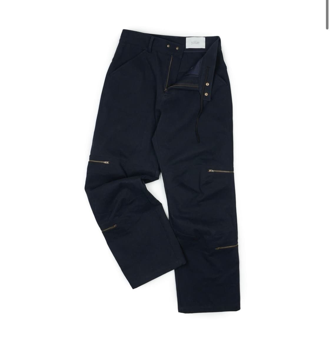 yiyae labor zipper pants navy 상품이미지1