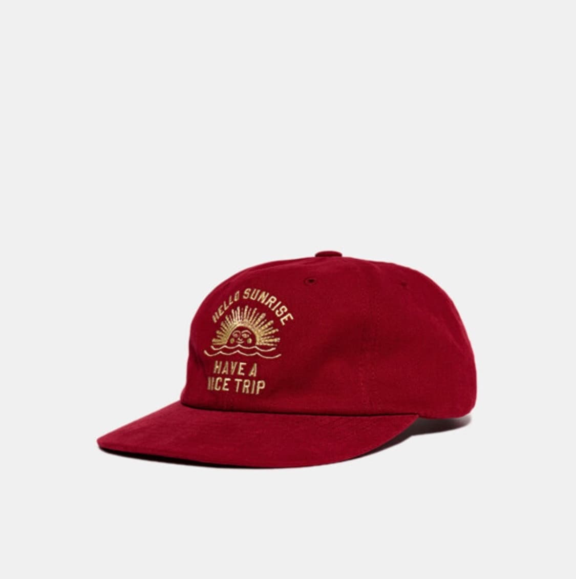헬로선라이즈 아치로고캡 (레드) 상품이미지2