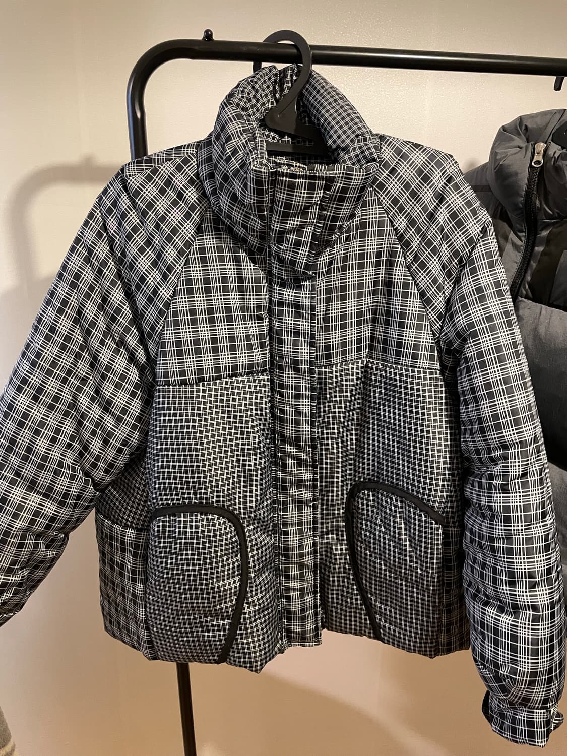 체크패딩 상품이미지1