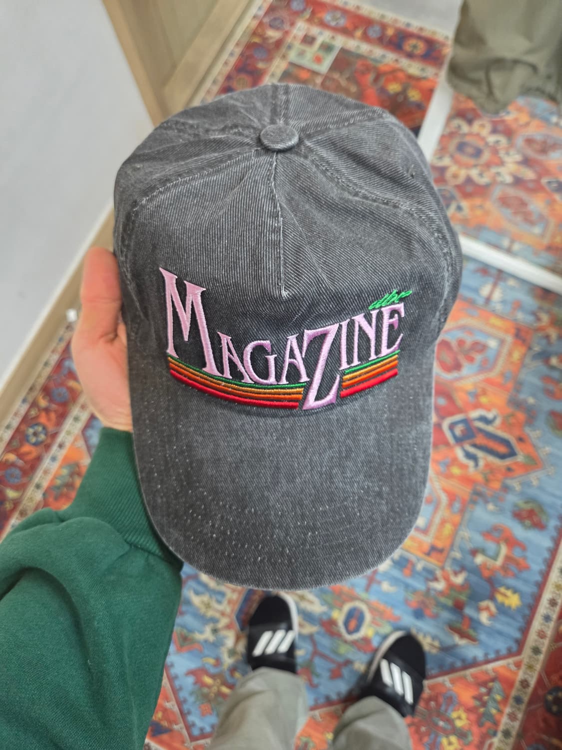 오가프 동아일보 매거진 모자 프리 차콜그레이  상품이미지7