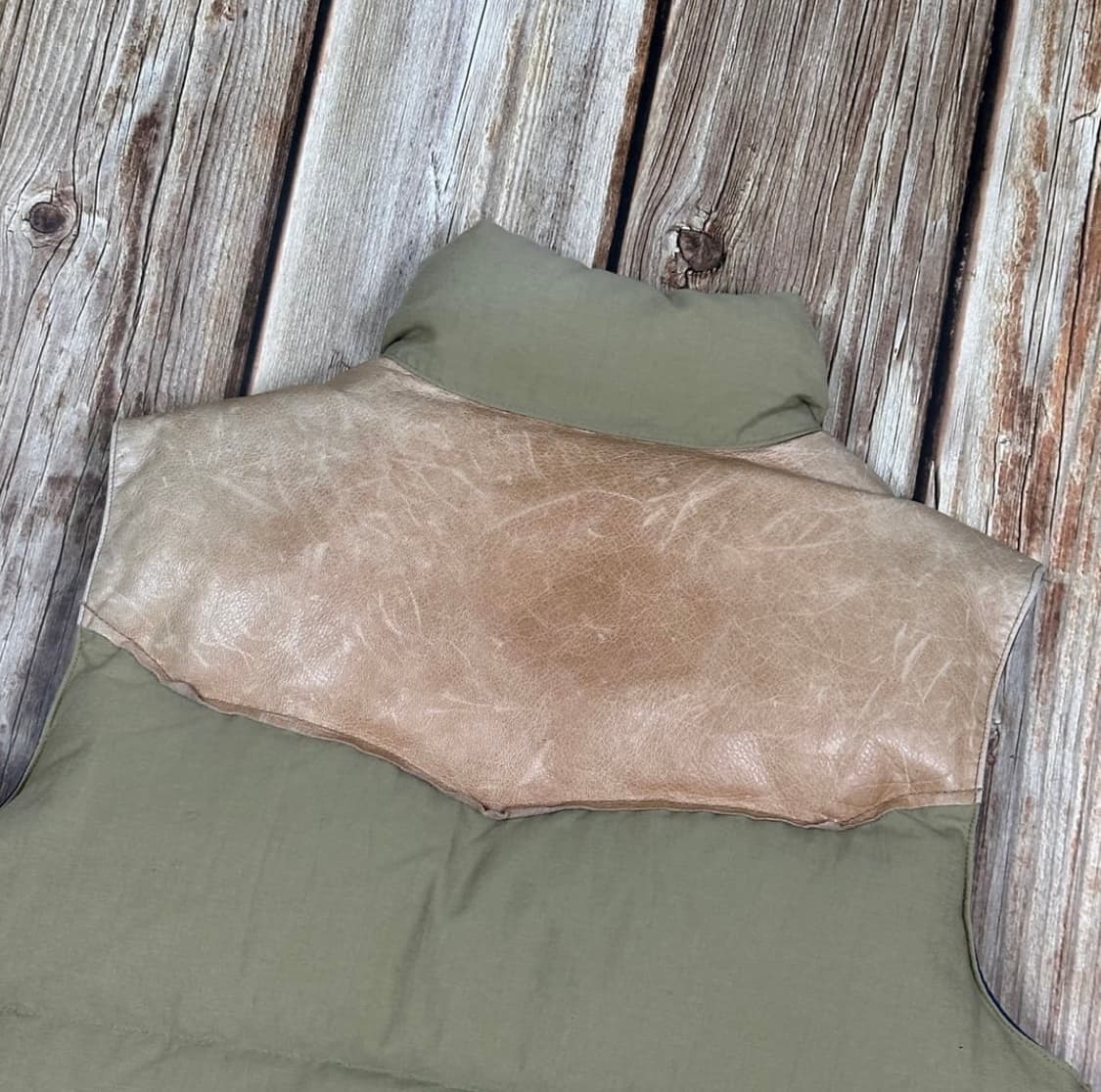 [S]더블웍스 by 웨어하우스 요크 레더 다운 베스트 상품이미지5