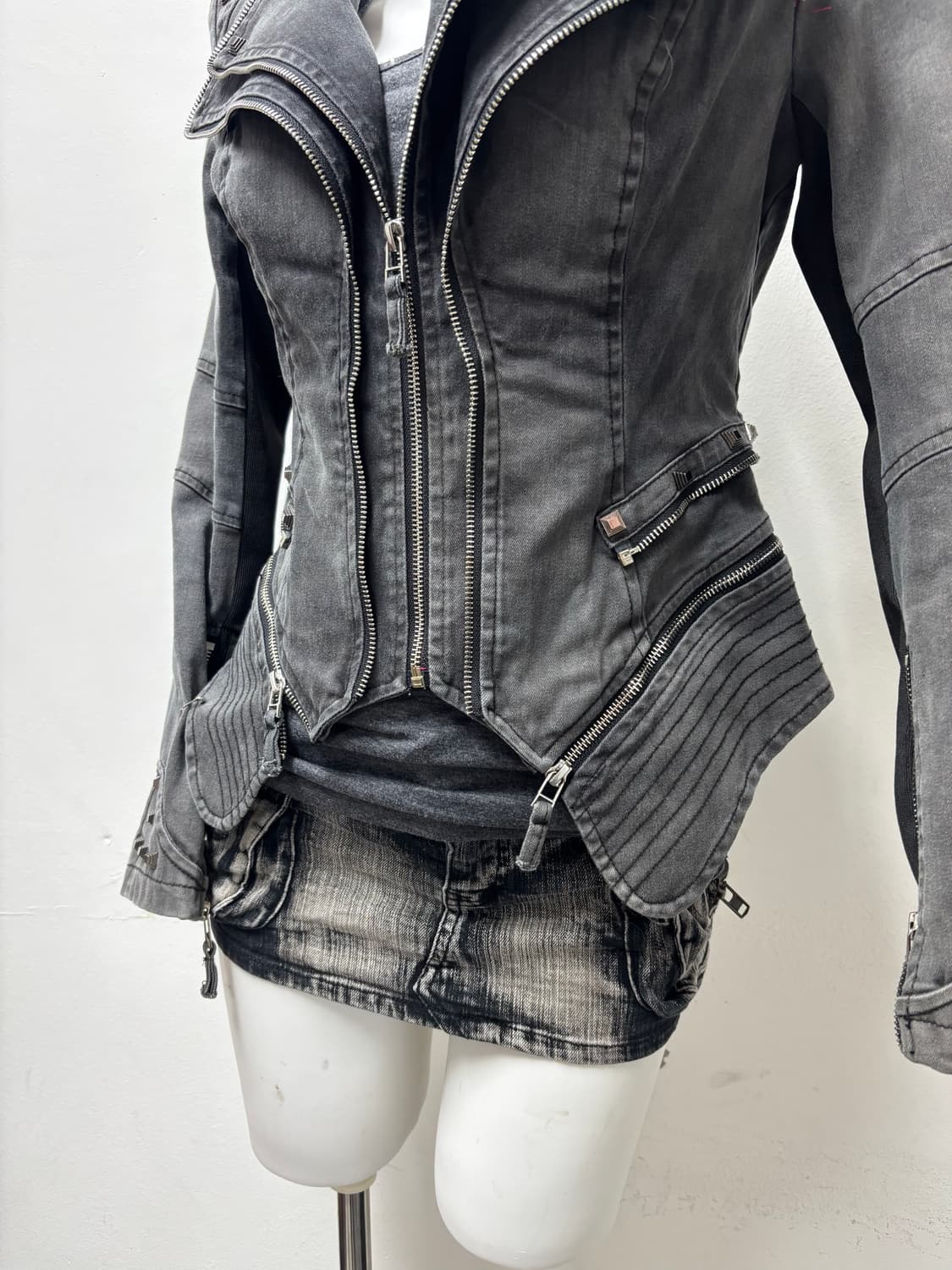 [SHALANG]00’s Rare Design Zip&Stud Detai 상품이미지9