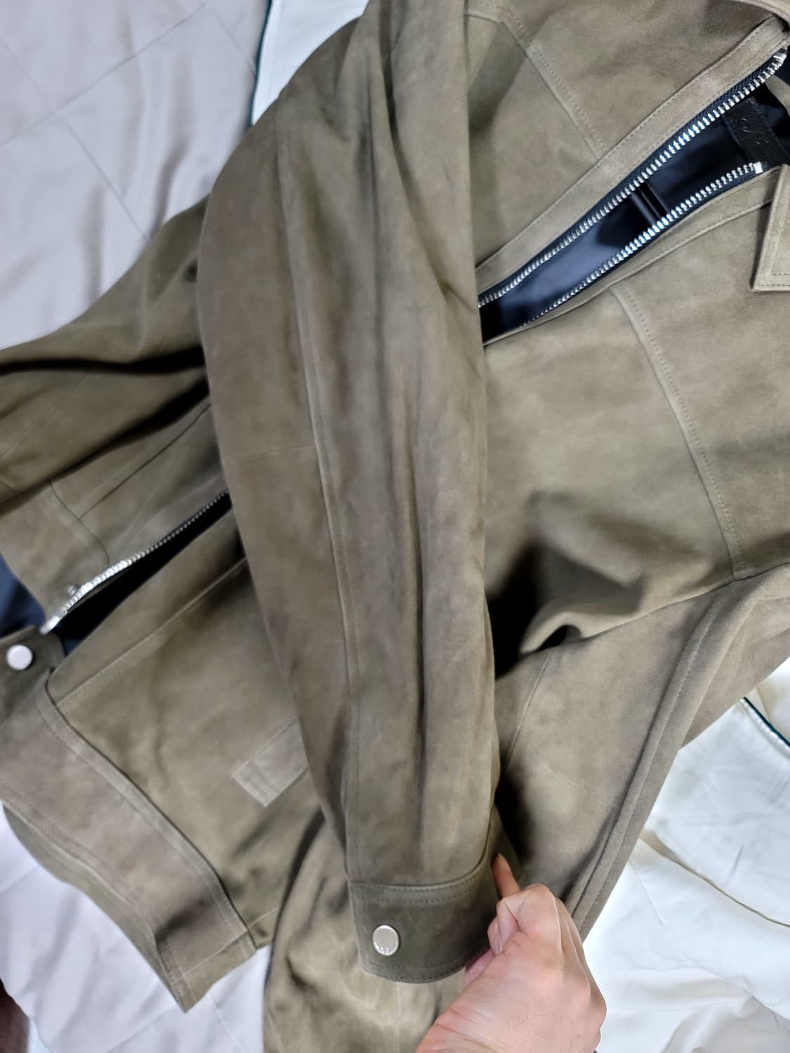 Noir Larmes 느와르 라르메스 스웨이드 자켓 베이지 52 상품이미지9