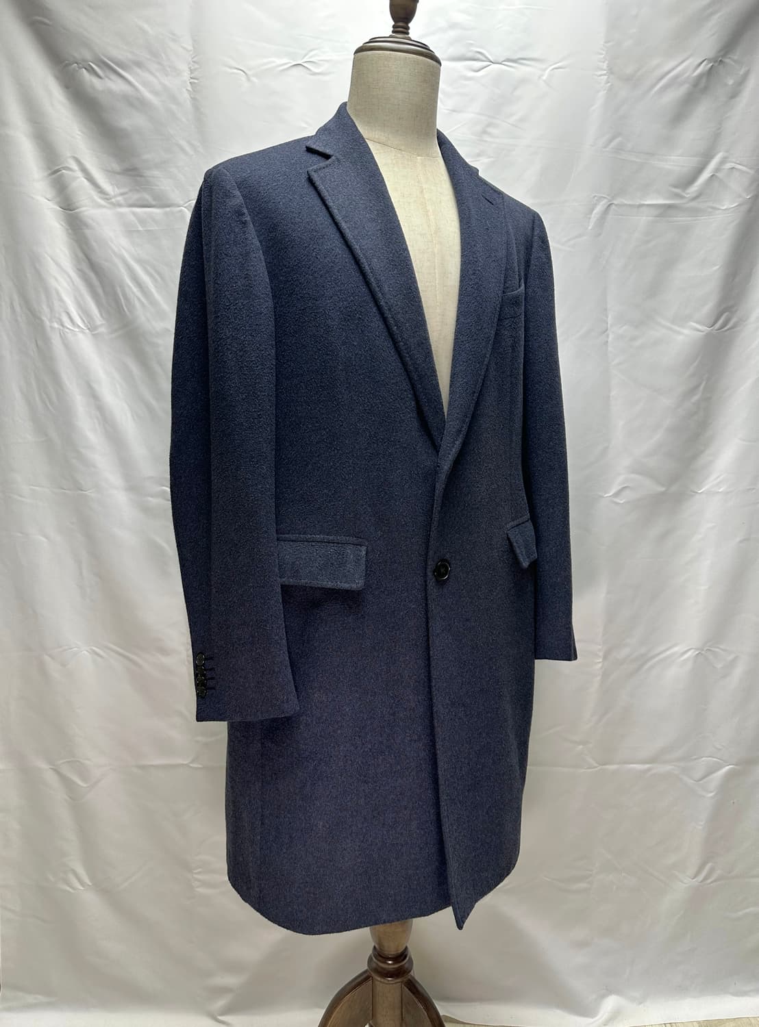 에르메네질도 제냐 울캐시미어 싱글 체스터필드 코트 54R(105~110) 상품이미지3