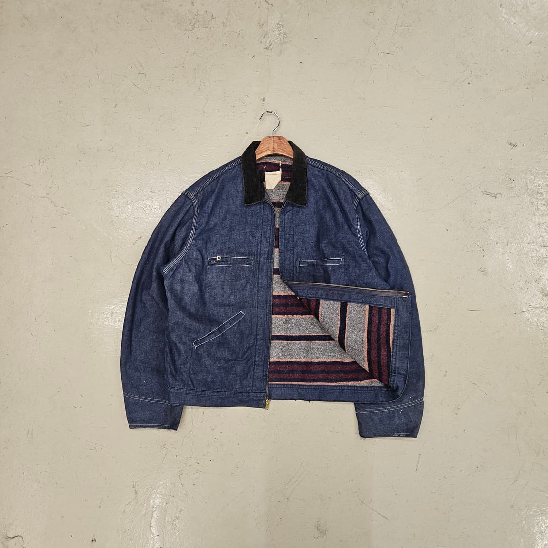 60's OSHKOSH B'GOSH 오시코시 블랑켓 데님자켓 워크자켓 상품이미지1