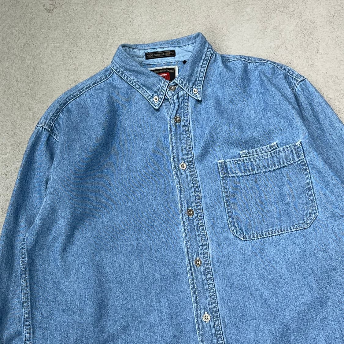 랭글러 워크 데님셔츠 s10504 상품이미지3