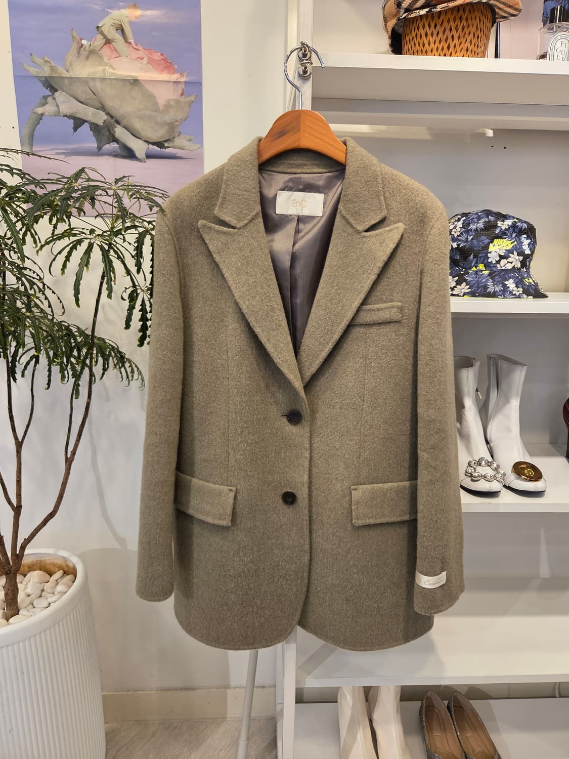 ENC 이엔씨 울 캐시 혼방 자켓 상품이미지1