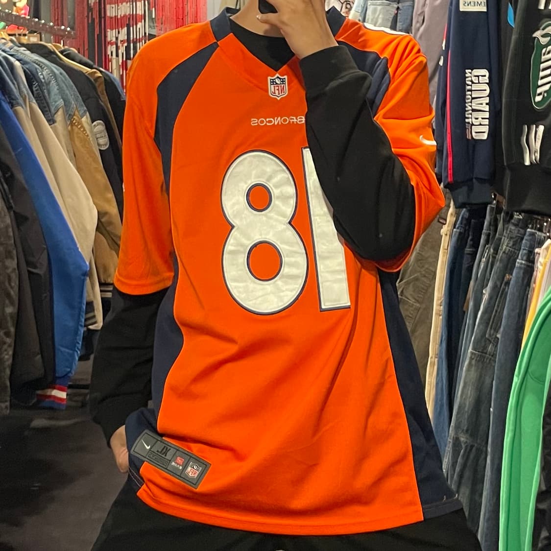[IM] NFL X Nike MANNING 오렌지 No.18 반팔져지 상품이미지1