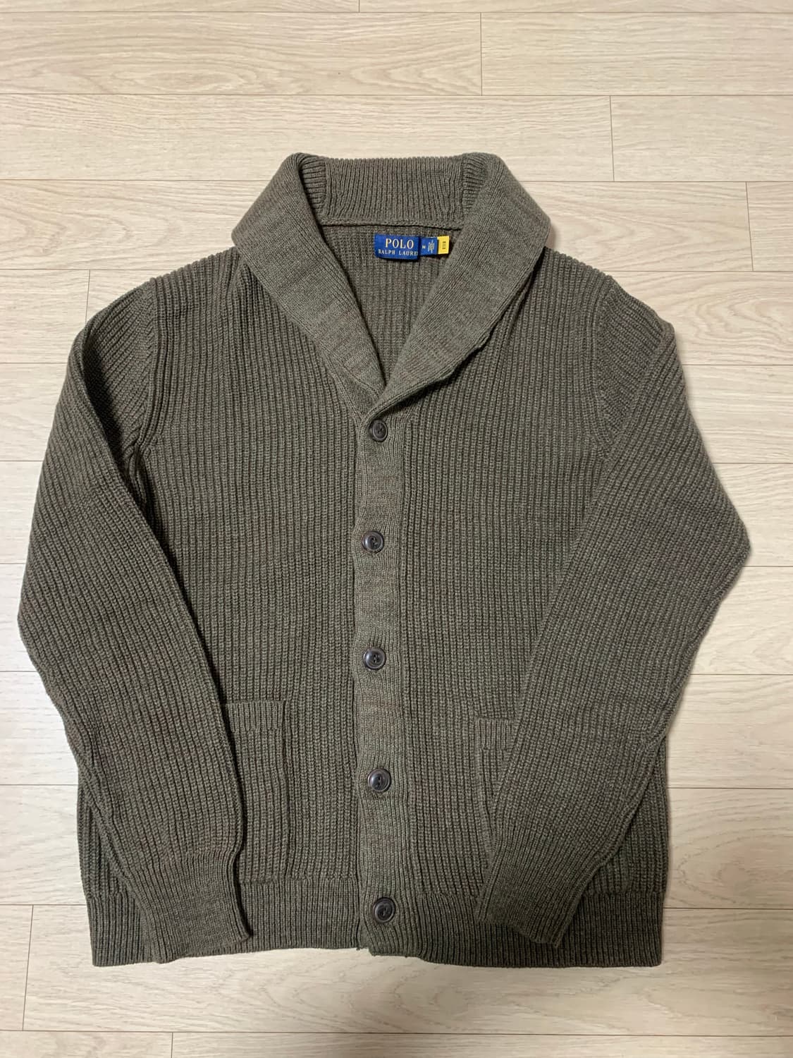 폴로 숄카라 가디건 M 상품이미지1