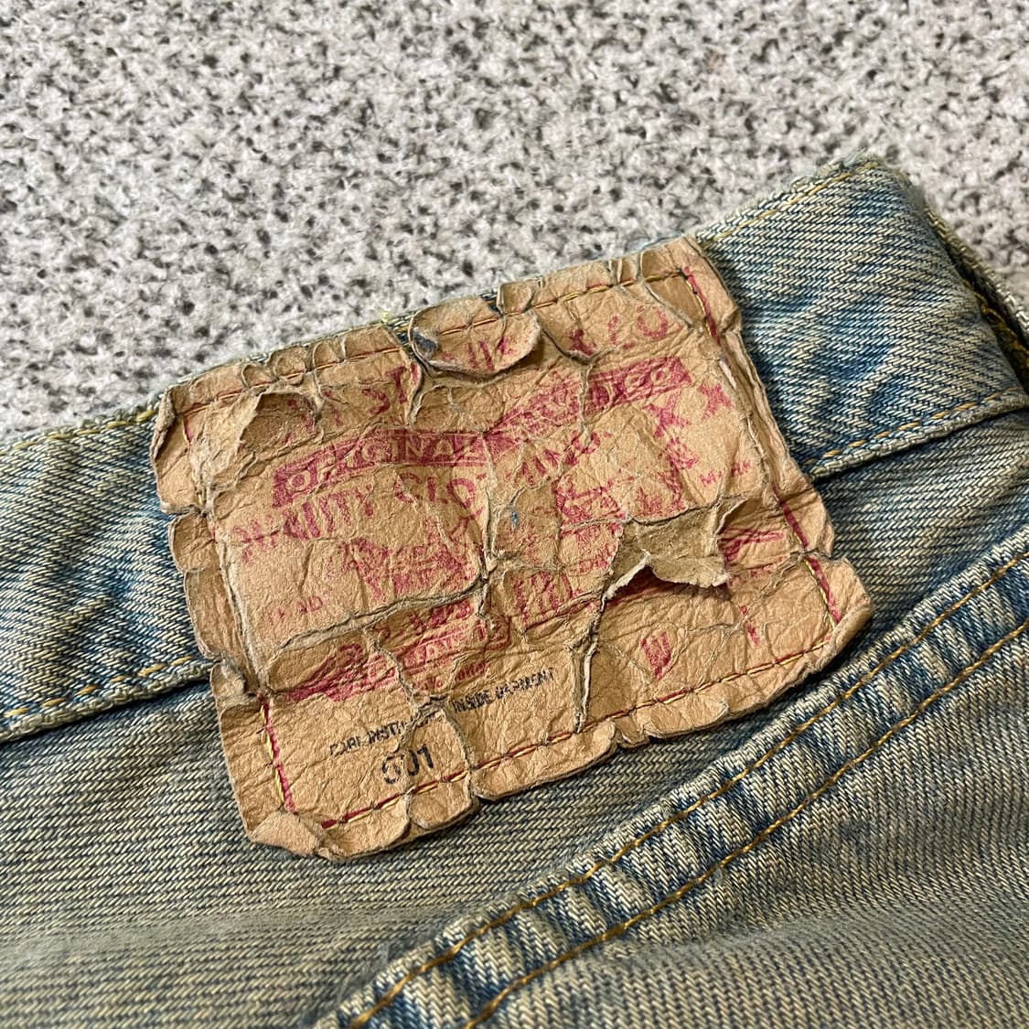 리바이스 501 커스텀 데님 팬츠 상품이미지5