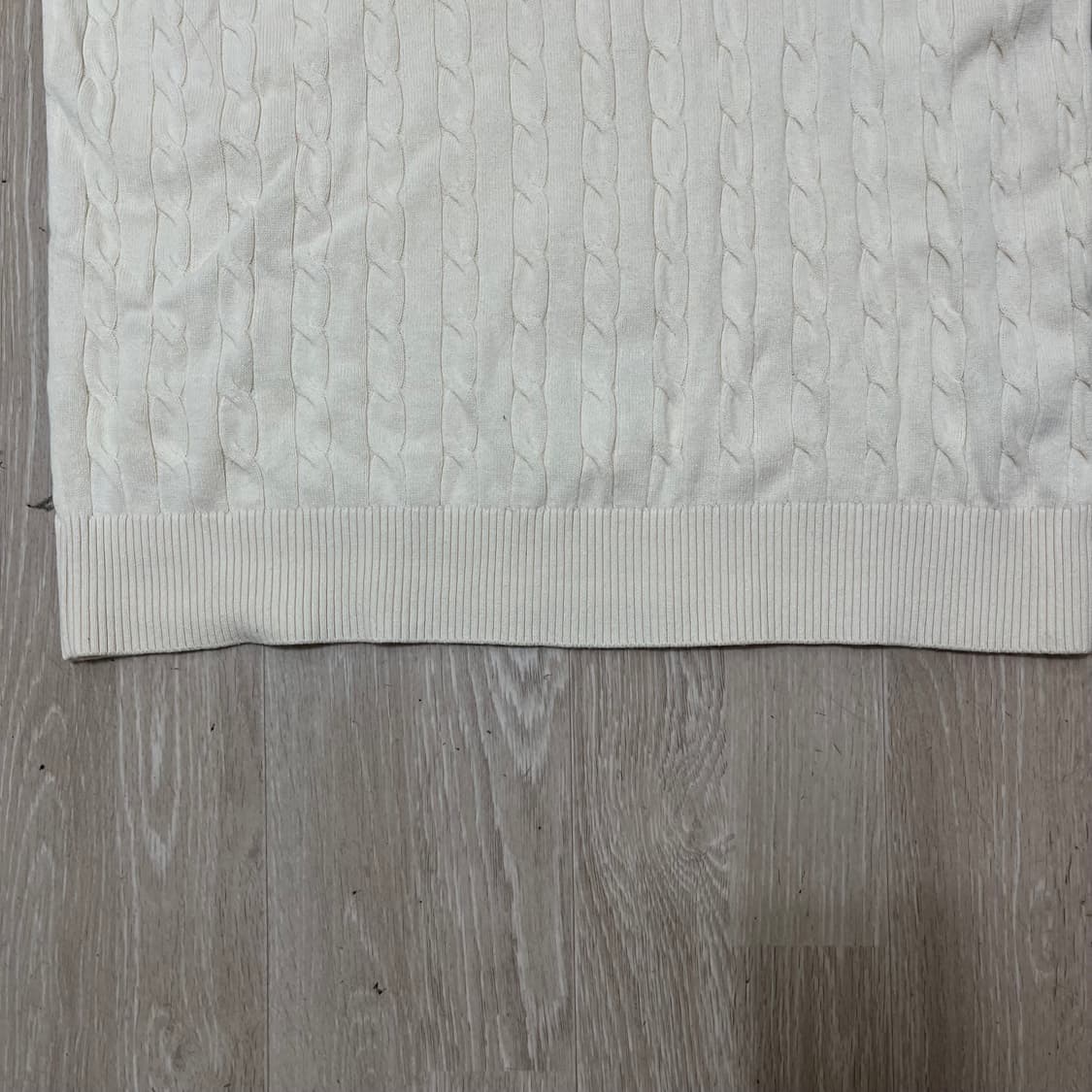 버버리 힐스 폴로 클럽 자수로고 카라 폴로 꽈배기 니트 2XL(110) 상품이미지6