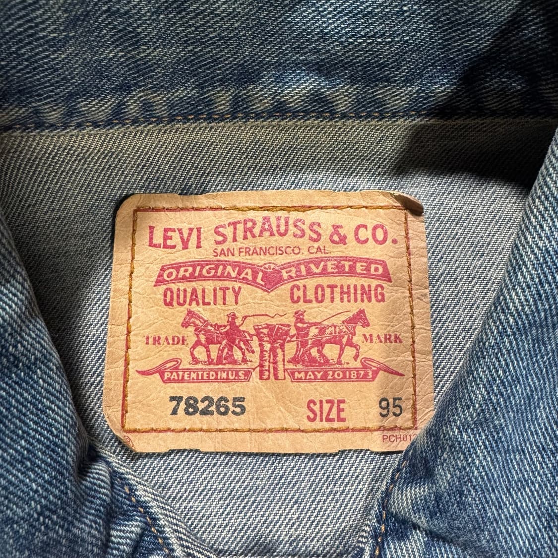 00s 리바이스 여성 78265 데님 청자켓  상품이미지4