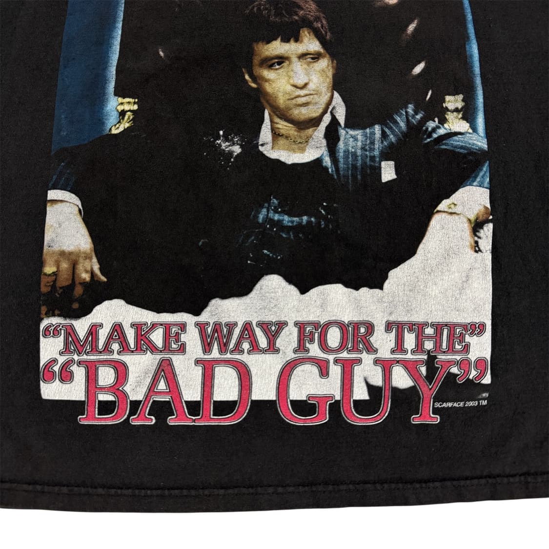 빈티지 2003 Scarface 스카페이스 베드가이 티셔츠 상품이미지5