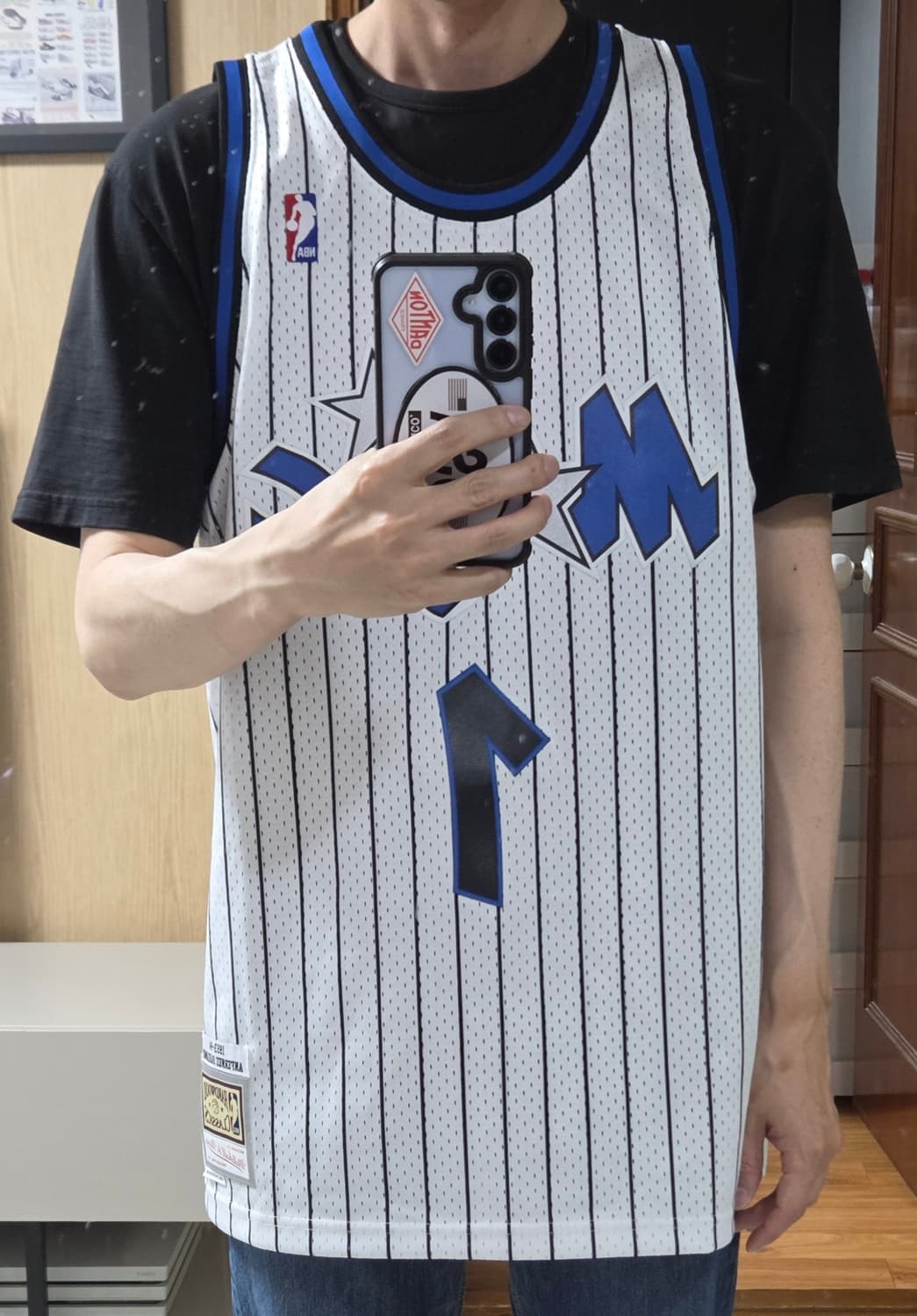 (착샷) 미첼앤네스 nba 유니폼 올랜도매직 져지 레트로 상품이미지9