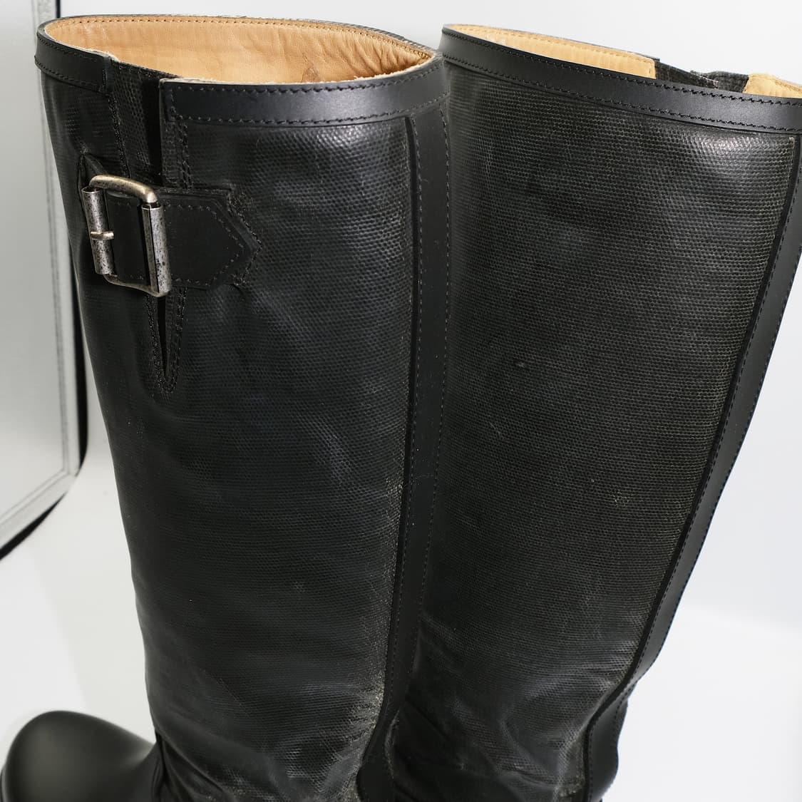 MM6 메종 마틴 마르지엘라 버클 니하이 레인부츠 38(240)사이즈  상품이미지8