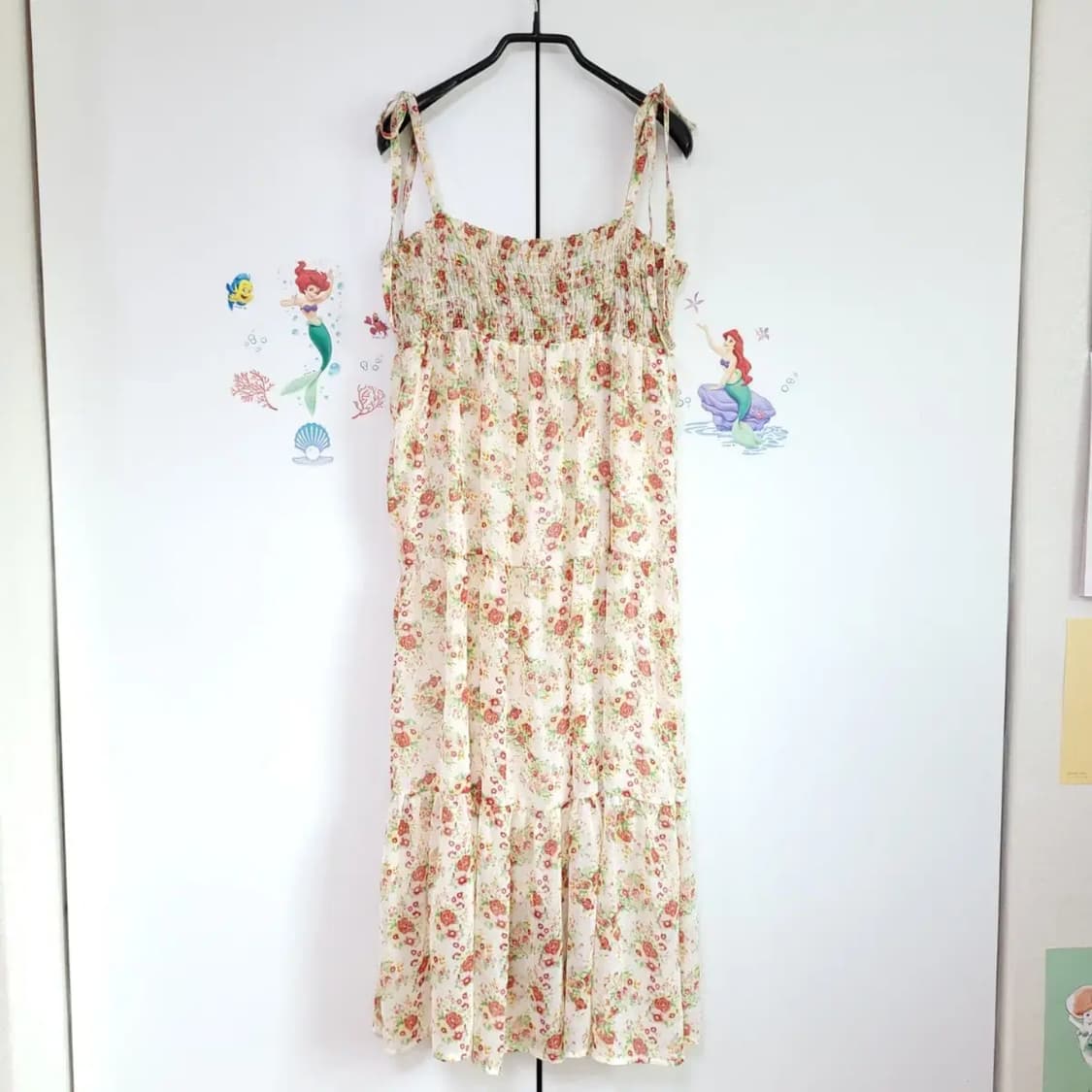 일본빈티지 플로랄 쉬폰원피스 상품이미지6