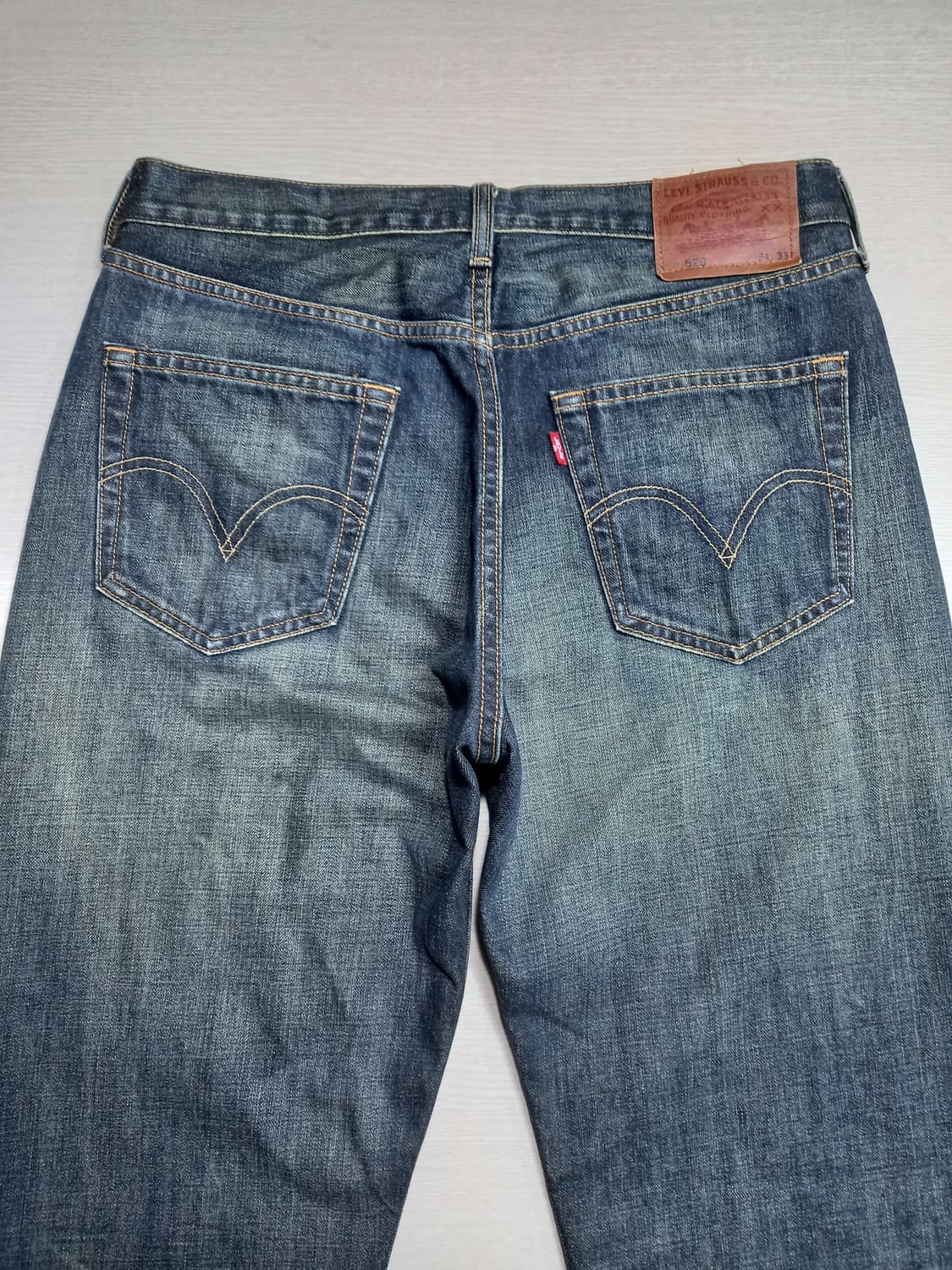 33 리바이스520 녹워싱 일자진 33-457 상품이미지4