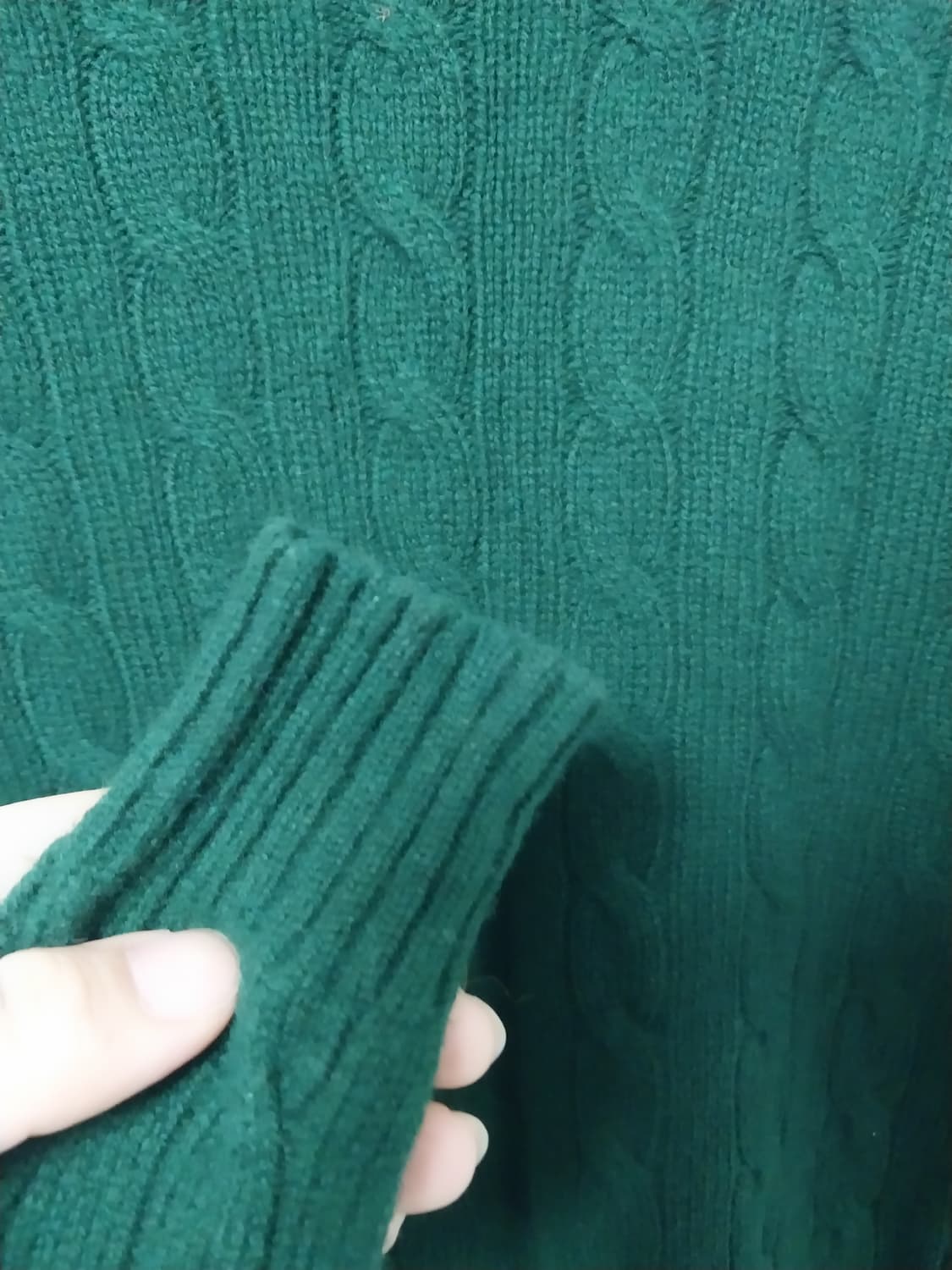 폴로 랄프로렌 케이블 니트 S 상품이미지4