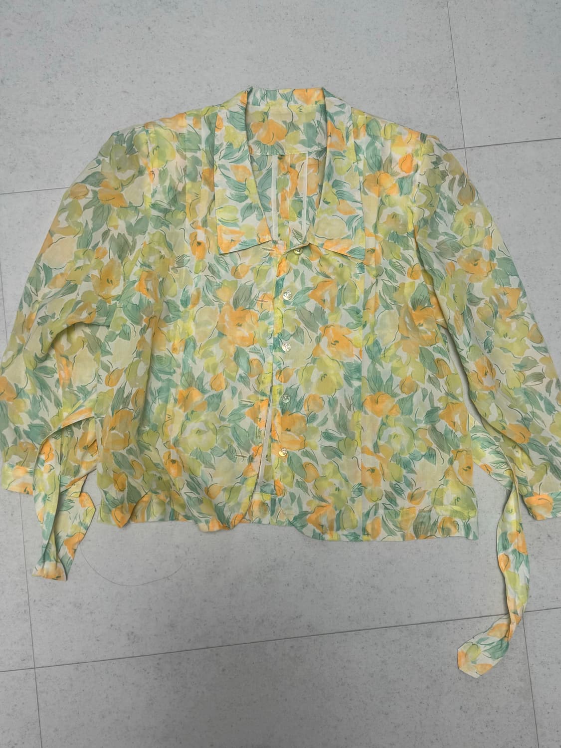 빈티지 블라우스 자켓 상품이미지3