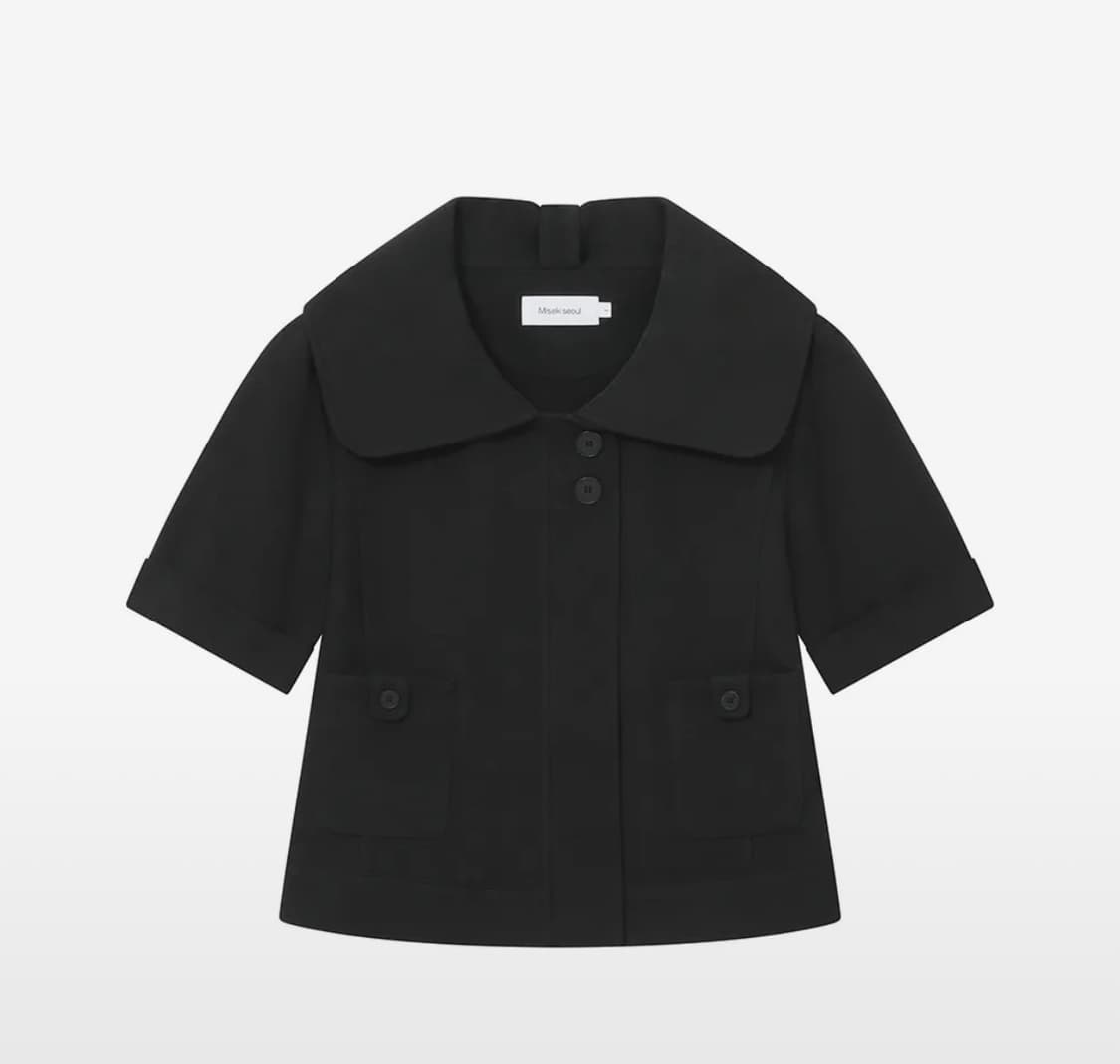 미세키서울 Rolled button short sleeve jacket 상품이미지1