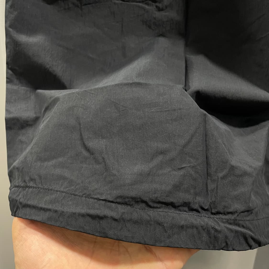 언어펙티드/ 드로스트링 오버사이즈 셔츠 블랙/ L 상품이미지7