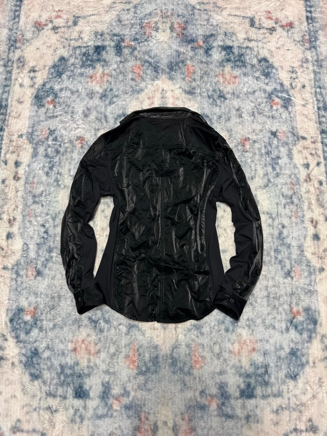 Buffalo bobs black satin layered shirts 상품이미지7