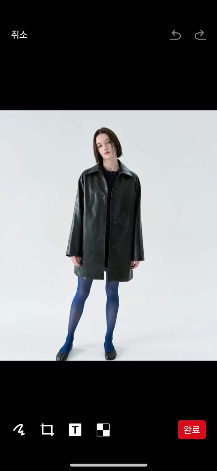 휘 hwi rough leather jacket 레더자켓, 레더 카코트 상품이미지1