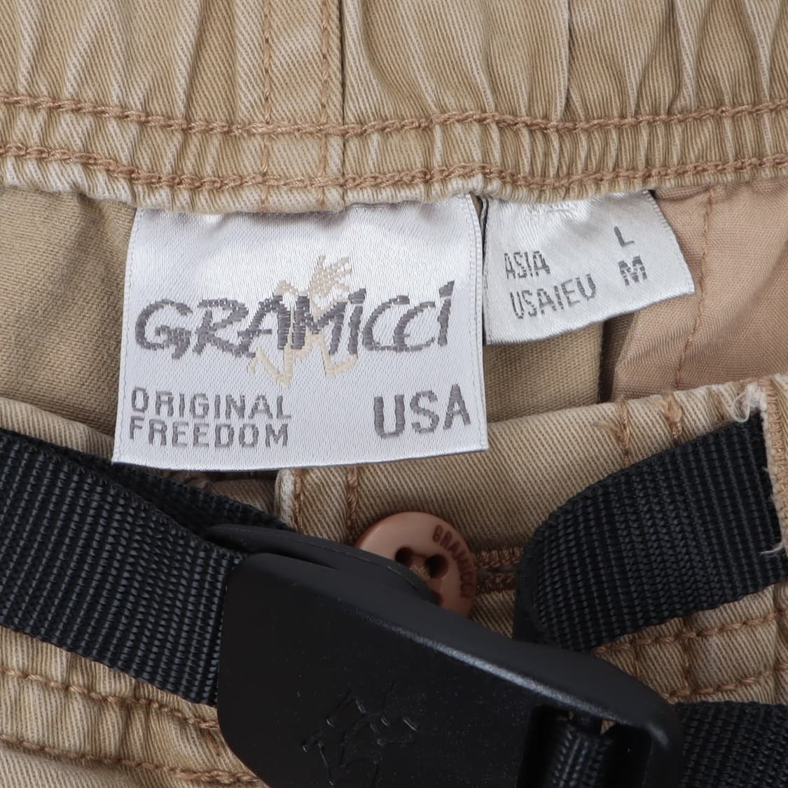 그라미치 벨티드 베이지 코튼 팬츠 상품이미지8