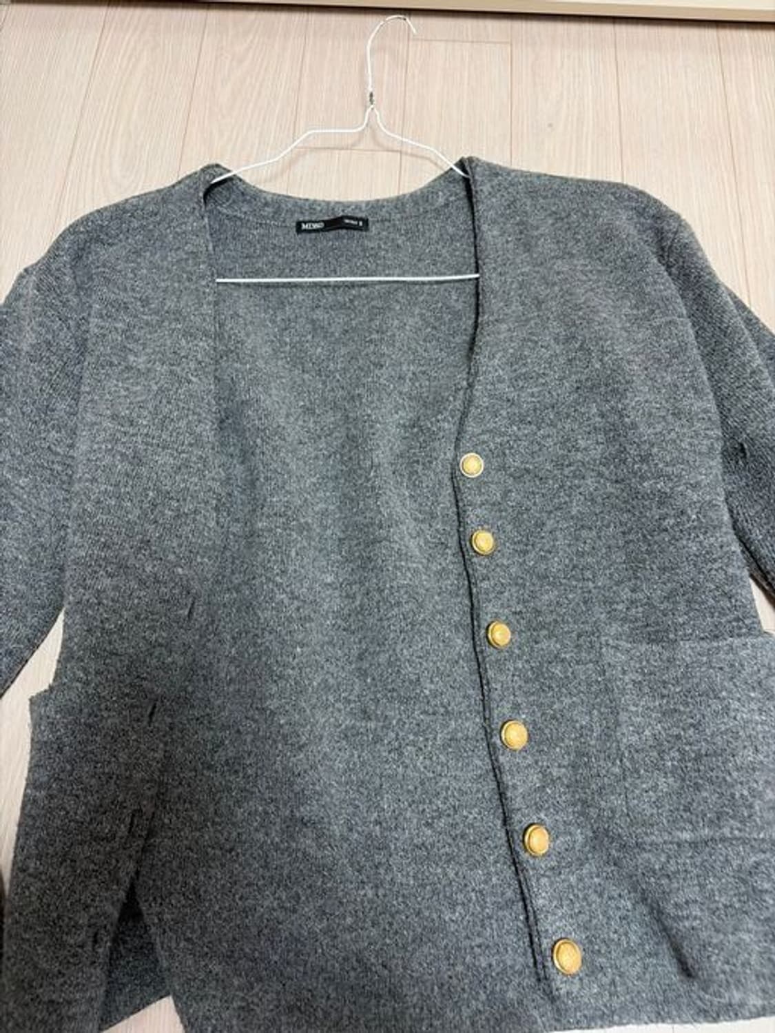 [삽니다] 미쏘 브이넥 오버핏 가디건 그레이 66 상품이미지3
